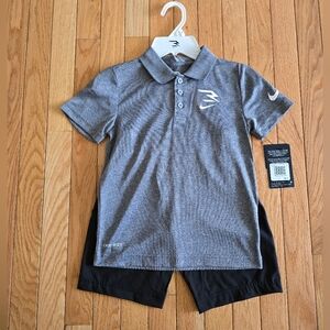 Boys Nike Polo and Shorts Set